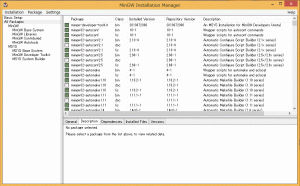 MinGWpkgSel